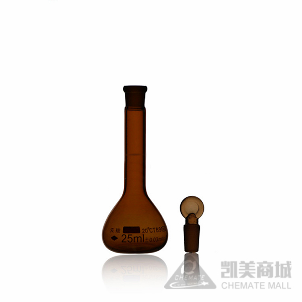 棕色玻璃容量瓶（A级，大口）