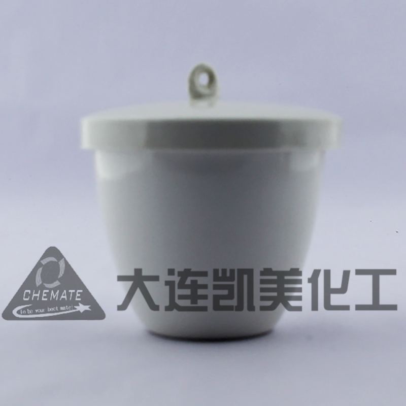 普通陶瓷坩埚,带盖子