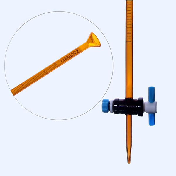 LG棕色F4滴定管喇叭口