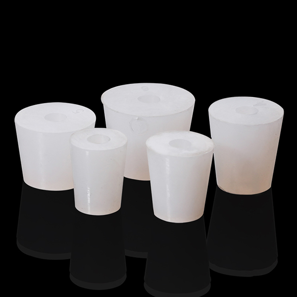 实心硅胶塞（带孔8mm）