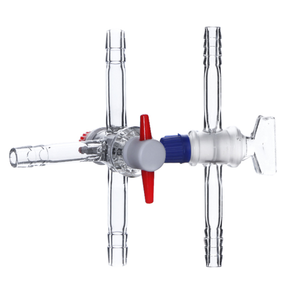 T型玻璃三通具四氟活塞(F4)