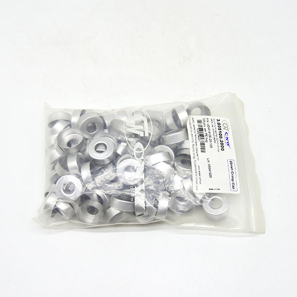 CNW 20mm钳口瓶用银色铝盖、不含隔垫