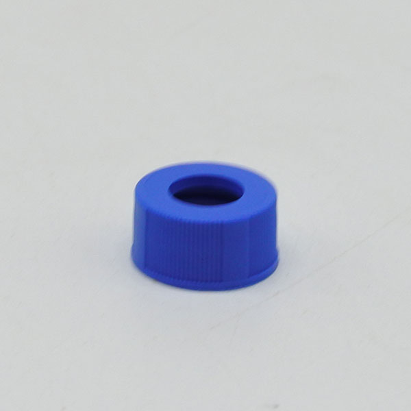 CNW 兼容Agilent的9mm 蓝色开孔拧盖、不含隔垫