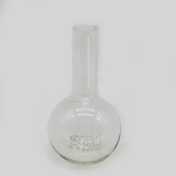 玻璃平底烧瓶长颈