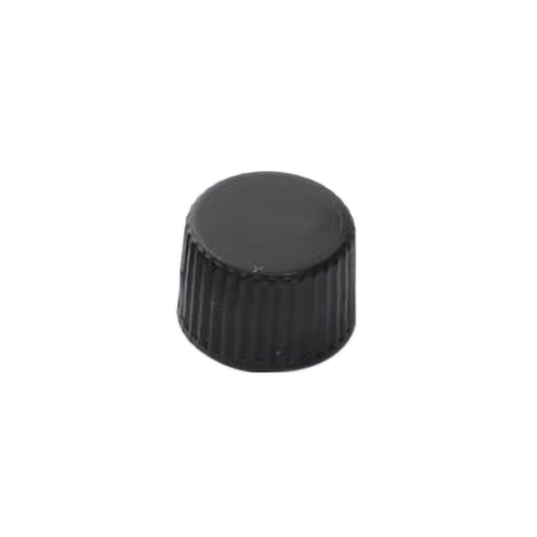 预组装螺纹实心黑盖；红色PTFE/白色硅胶垫