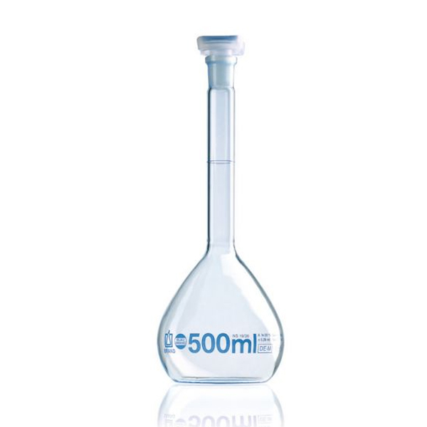 容量瓶 A级 Boro 3.3 玻璃 带PP塞